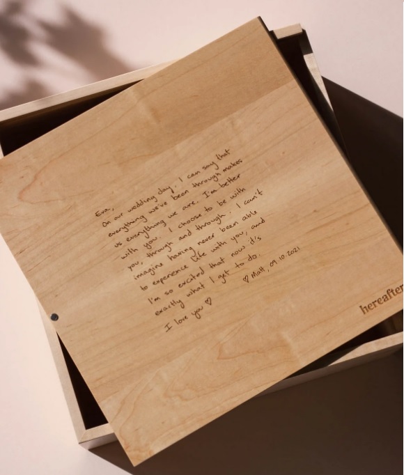 Album ảnh hộp gỗ bìa gỗ