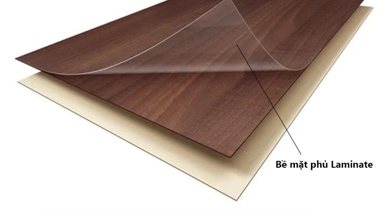 Gỗ MDF phủ laminate được sử dụng trong sản xuất hộp gỗ