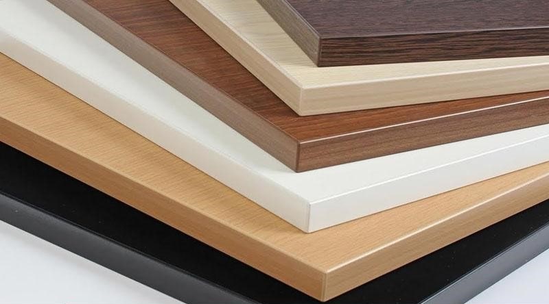 Gỗ MDF phủ laminate được sử dụng trong sản xuất hộp gỗ
