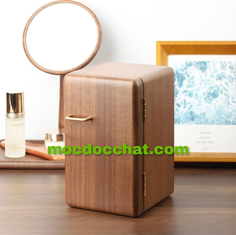 Hộp đựng trang sức bằng gỗ dạng tủ đứng mini