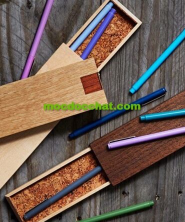 Hộp đựng bút bằng gỗ