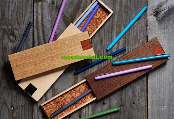 Hộp đựng bút bằng gỗ