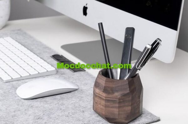 ống đựng bút bằng gỗ cao cấp