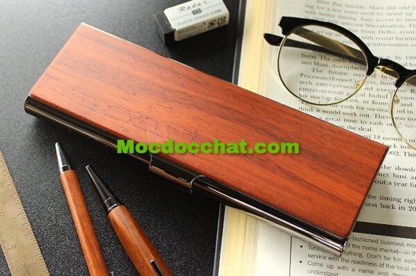 hộp gỗ đựng bút ký cao cấp