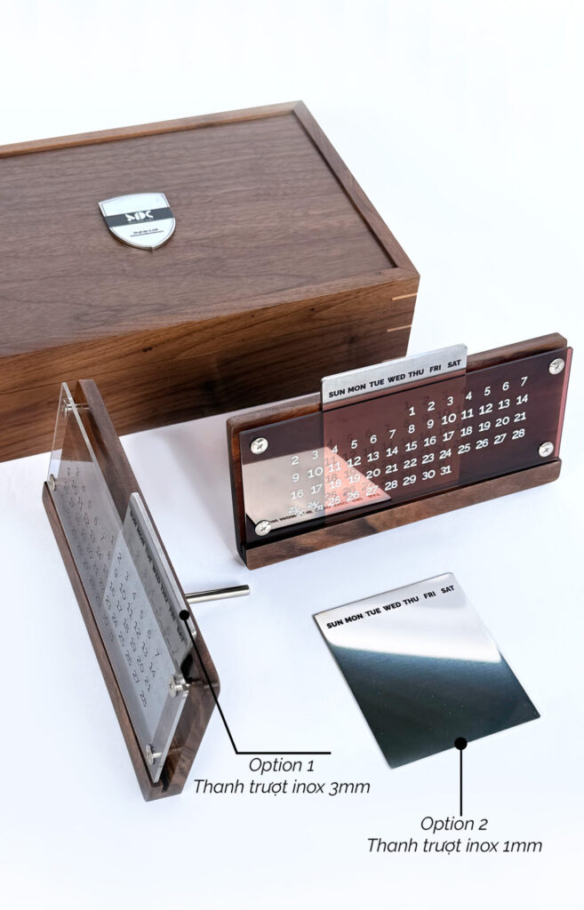 lịch tết 2026 bằng gỗ đẹp