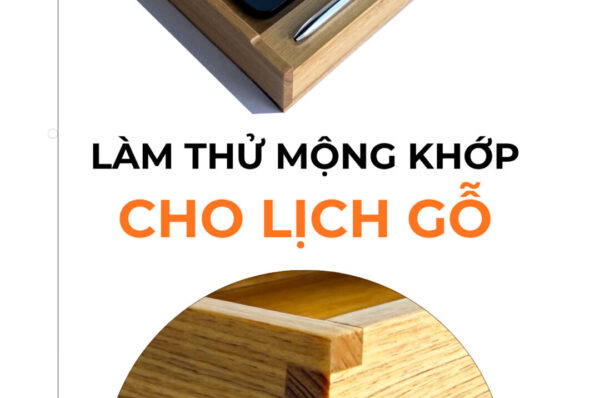 mộng răng lược cho lịch gỗ