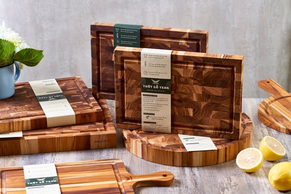 thớt gỗ teak bộ quốc phòng